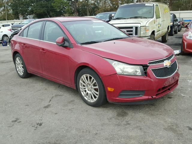 1G1PK5S93B7275575 - 2011 CHEVROLET CRUZE ECO RED photo 1