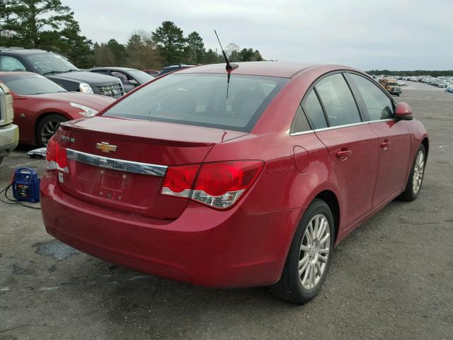 1G1PK5S93B7275575 - 2011 CHEVROLET CRUZE ECO RED photo 4