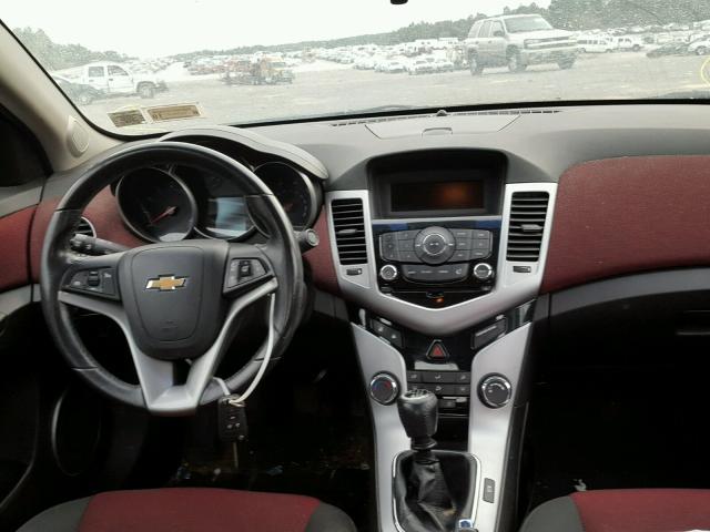 1G1PK5S93B7275575 - 2011 CHEVROLET CRUZE ECO RED photo 9