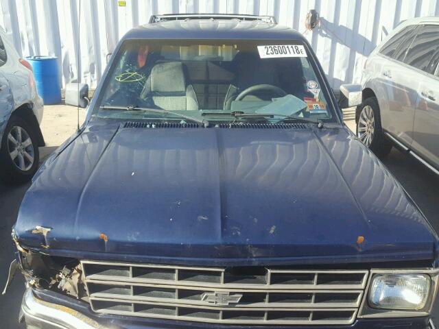 1GNCT18Z2J0161133 - 1988 CHEVROLET BLAZER S10 BLUE photo 7