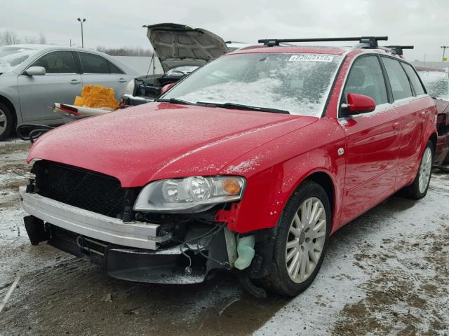 WAUKF78E86A085671 - 2006 AUDI A4 2.0T AV RED photo 2