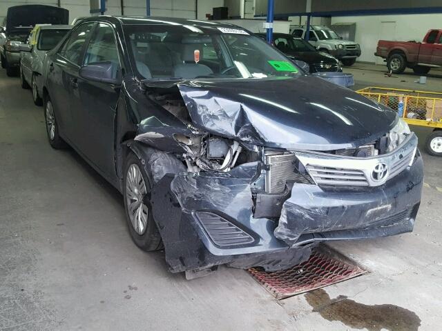 4T4BF1FKXCR160374 - 2012 TOYOTA CAMRY BASE BLACK photo 1