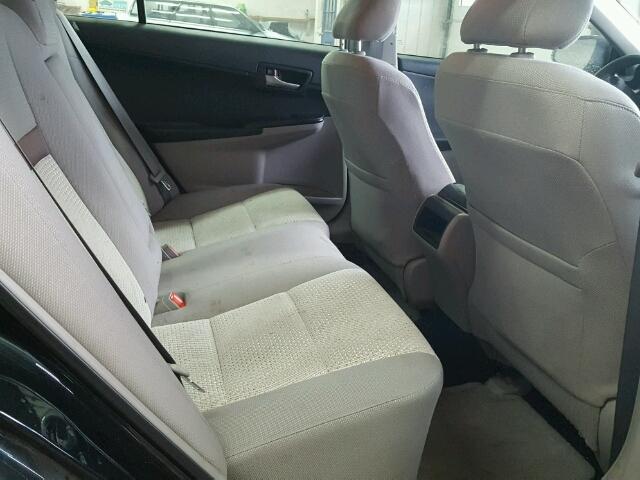 4T4BF1FKXCR160374 - 2012 TOYOTA CAMRY BASE BLACK photo 6