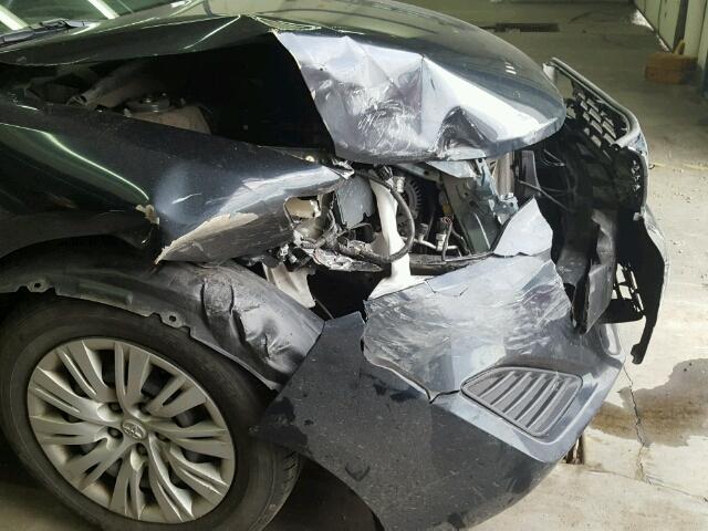 4T4BF1FKXCR160374 - 2012 TOYOTA CAMRY BASE BLACK photo 9