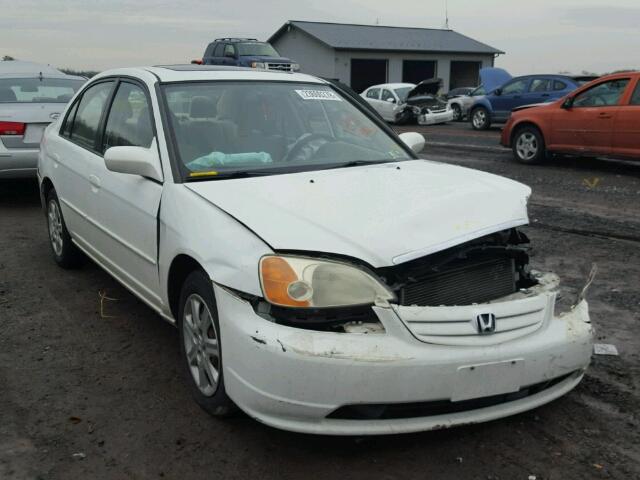 2HGES26803H503876 - 2003 HONDA CIVIC EX WHITE photo 1