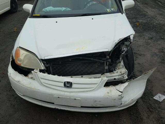 2HGES26803H503876 - 2003 HONDA CIVIC EX თეთრი ფოტო 7