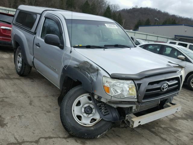 5TEPX42N77Z340959 - 2007 TOYOTA TACOMA SILVER photo 1