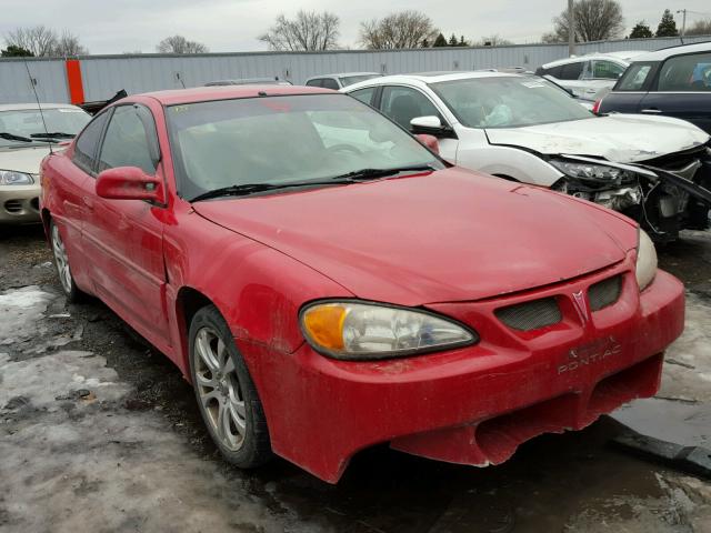 1G2NW12E2XM769478 - 1999 PONTIAC GRAND AM G RED photo 1