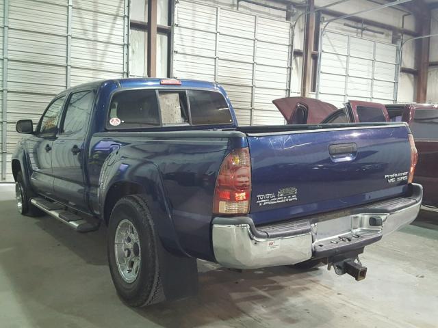 5TEKU72N47Z355651 - 2007 TOYOTA TACOMA DOU BLUE photo 3