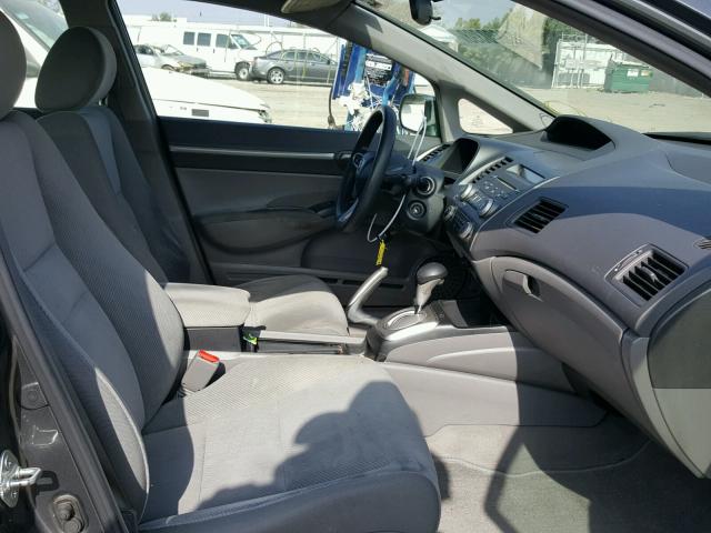 2HGFA16849H545672 - 2009 HONDA CIVIC EX 石墨色 照片 5