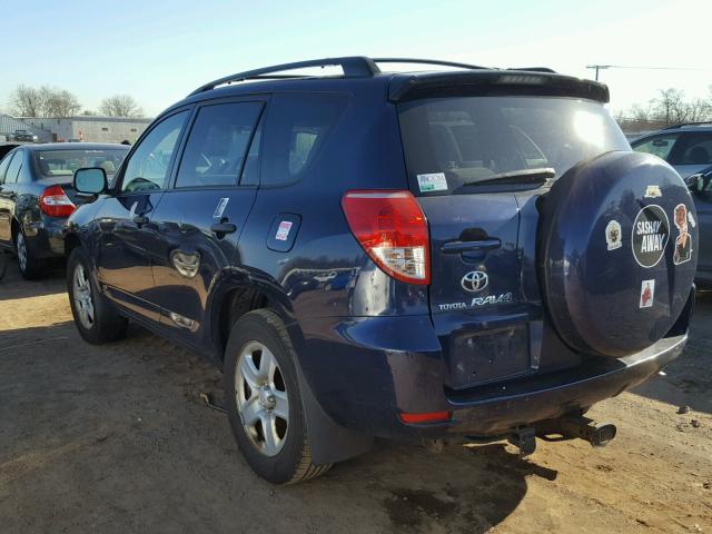 JTMBK33V375034541 - 2007 TOYOTA RAV4 BLUE photo 3