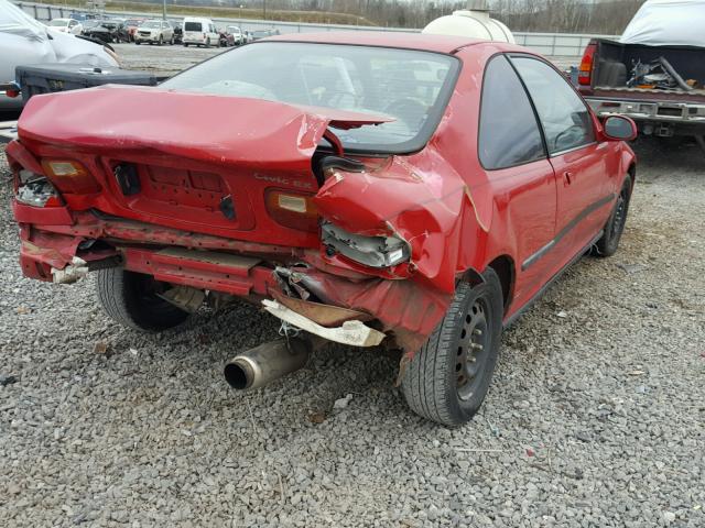 1HGEJ1231RL023266 - 1994 HONDA CIVIC EX RED photo 4