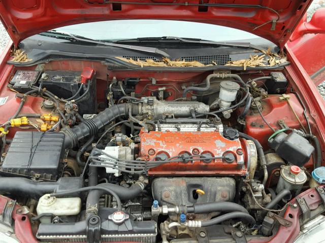 1HGEJ1231RL023266 - 1994 HONDA CIVIC EX RED photo 7