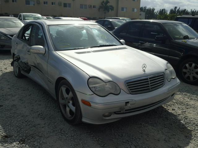 WDBRF40J44F494340 - 2004 MERCEDES-BENZ C 230K SPO GRAY photo 1