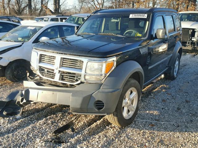 1D8GU28K67W700229 - 2007 DODGE NITRO SXT BLACK photo 2