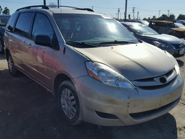 5TDZA23C86S446957 - 2006 TOYOTA SIENNA CE GOLD photo 1