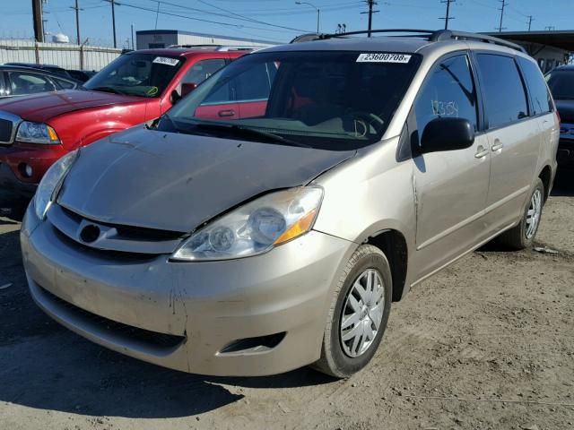 5TDZA23C86S446957 - 2006 TOYOTA SIENNA CE GOLD photo 2