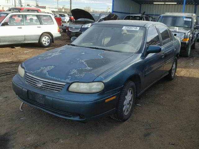 1G1NE52M0W6136874 - 1998 CHEVROLET MALIBU LS GREEN photo 2