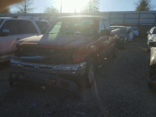 1GCEK19B05E109725 - 2005 CHEVROLET SILVERADO RED photo 2