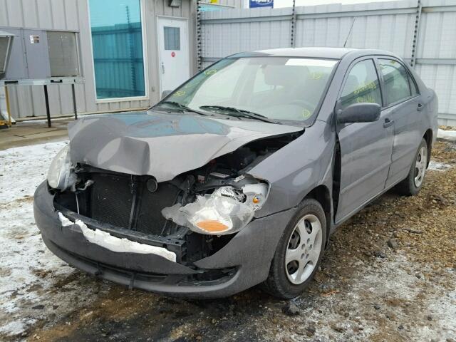 2T1BR32E45C857668 - 2005 TOYOTA COROLLA CE GRAY photo 2