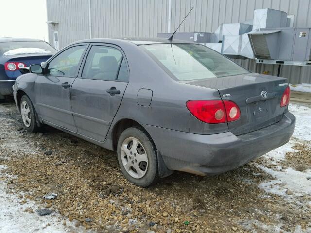 2T1BR32E45C857668 - 2005 TOYOTA COROLLA CE GRAY photo 3