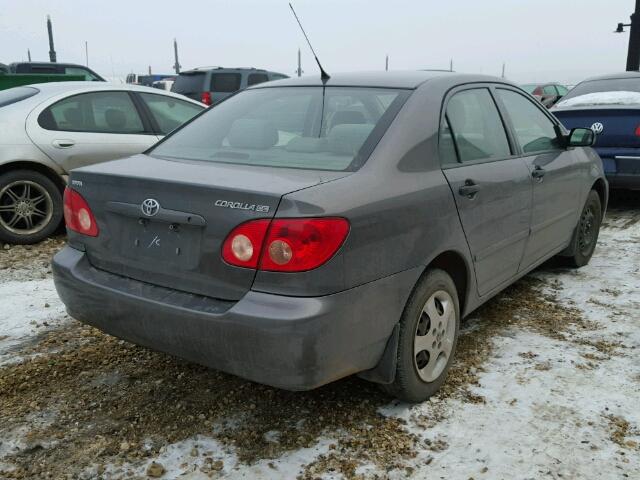 2T1BR32E45C857668 - 2005 TOYOTA COROLLA CE GRAY photo 4