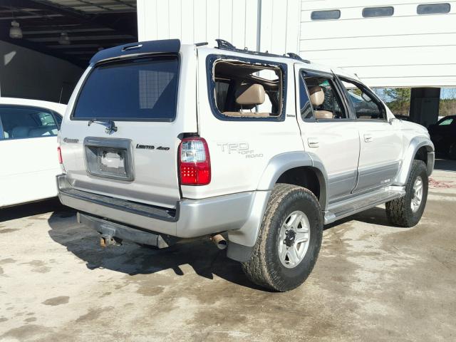 JT3HN87R0Y9043692 - 2000 TOYOTA 4RUNNER LI SILVER photo 4