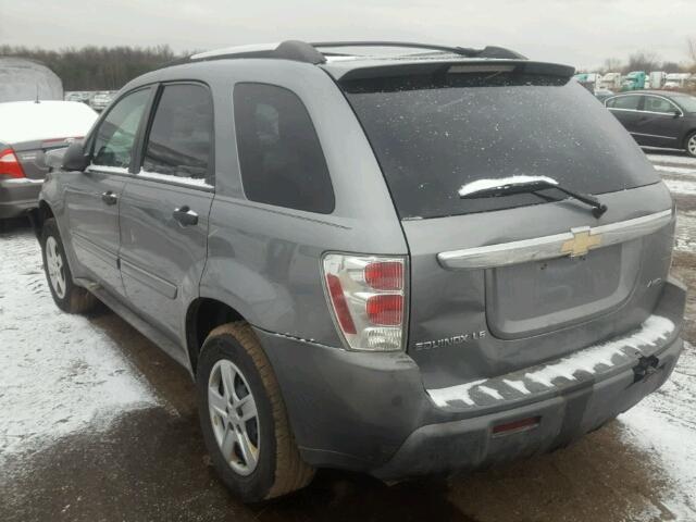 2CNDL23F056163486 - 2005 CHEVROLET EQUINOX LS GRAY photo 3