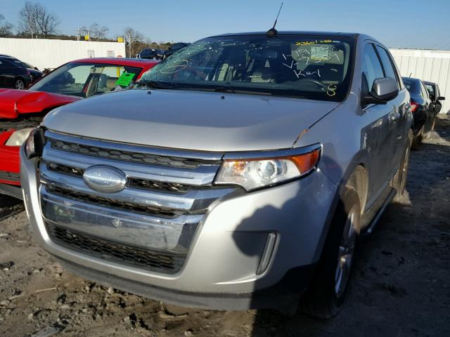 2FMDK3KC8CBA87309 - 2012 FORD EDGE LIMIT SILVER photo 2