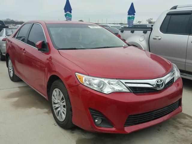 4T4BF1FK6ER431773 - 2014 TOYOTA CAMRY L RED photo 1