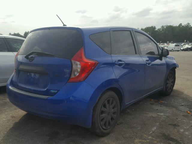 3N1CE2CP3EL417788 - 2014 NISSAN VERSA NOTE BLUE photo 4