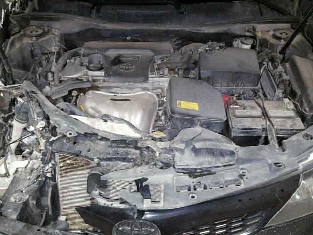 4T1BF1FK5CU026611 - 2012 TOYOTA CAMRY BASE BLACK photo 7