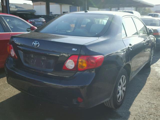 1NXBU4EEXAZ255284 - 2010 TOYOTA COROLLA BA BLUE photo 4