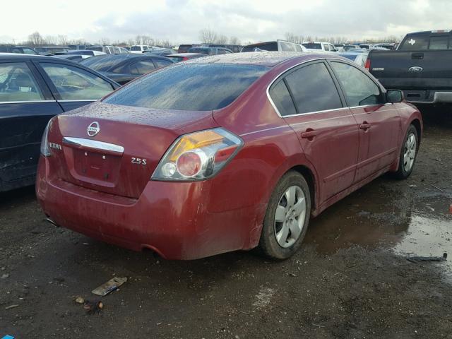 1N4AL21E17C196675 - 2007 NISSAN ALTIMA 2.5 RED photo 4