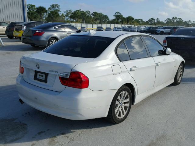 WBAVA33517KX71929 - 2007 BMW 328 I WHITE photo 4