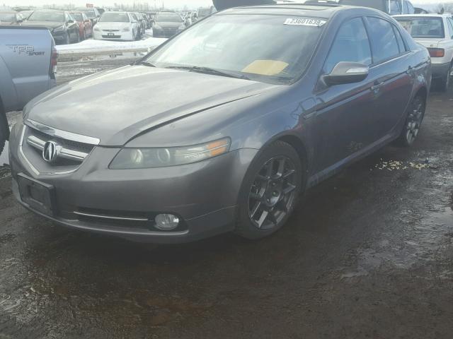 19UUA76558A040723 - 2008 ACURA TL TYPE S GRAY photo 2