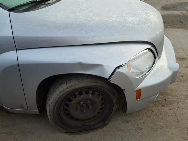 3GNCA13B99S537766 - 2009 CHEVROLET HHR LS SILVER photo 10