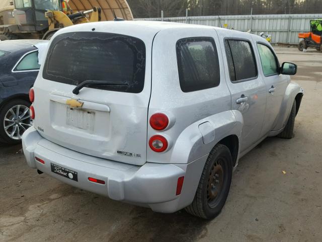 3GNCA13B99S537766 - 2009 CHEVROLET HHR LS SILVER photo 4