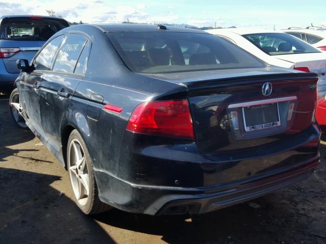 19UUA66274A055072 - 2004 ACURA TL BLACK photo 3