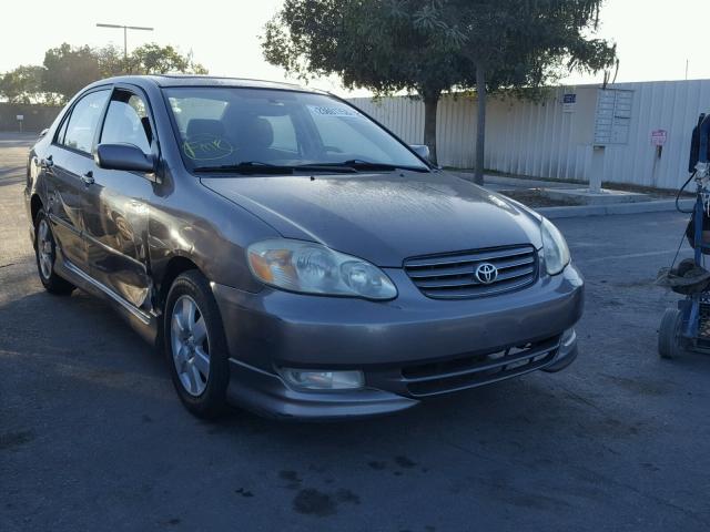 2T1BR32E53C157137 - 2003 TOYOTA COROLLA CE GRAY photo 1