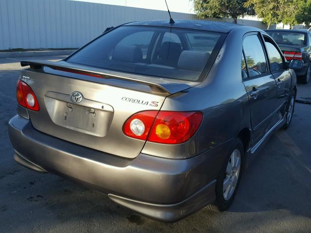 2T1BR32E53C157137 - 2003 TOYOTA COROLLA CE GRAY photo 4