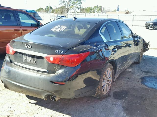 JN1BV7APXFM346169 - 2015 INFINITI Q50 BASE Negro foto 4