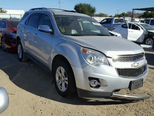 2CNFLGEC0B6268162 - 2011 CHEVROLET EQUINOX LT SILVER photo 1