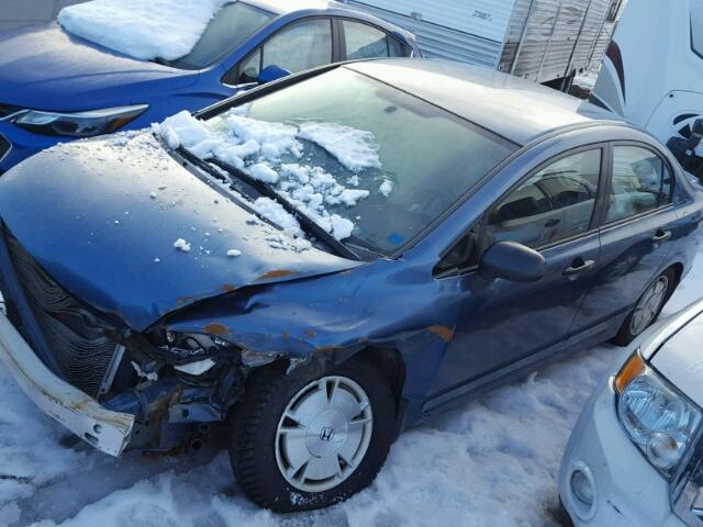 2HGFA15248H024107 - 2008 HONDA CIVIC DX BLUE photo 2