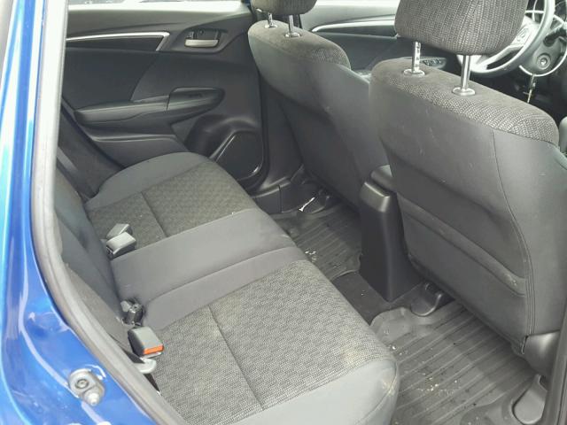 JHMGK5H59GX026957 - 2016 HONDA FIT LX Mavi fotoğraf 6