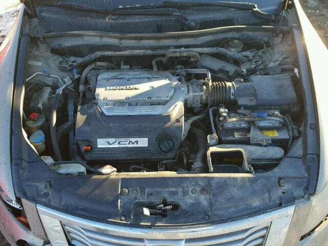 1HGCP36828A011922 - 2008 HONDA ACCORD EXL GOLD photo 7