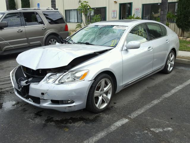 JTHBE96S470025502 - 2007 LEXUS GS 350 SILVER photo 2