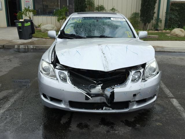 JTHBE96S470025502 - 2007 LEXUS GS 350 SILVER photo 9