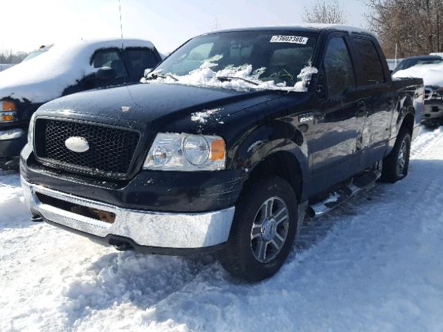 1FTRW14WX6FA17761 - 2006 FORD F150 SUPER BLACK photo 2