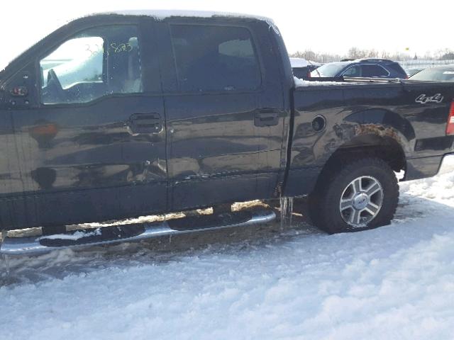 1FTRW14WX6FA17761 - 2006 FORD F150 SUPER BLACK photo 9